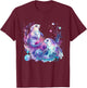Seal Ocean Sea Seal Marine Mammal Artwork Sea Ocean Animal T-Shirt - T-Shirt | Maroon