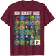 Vögel Bestimmen Lustiges Eichhörnchen Vogelbeobachtung T-Shirt - T-Shirt | Maroon
