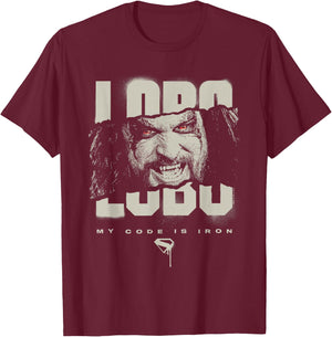 Supergirl 2026 Lobo Code is Iron T-Shirt - T-Shirt | Maroon