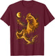 Cute Chicken Boys Men Vintage Farm Animal T-Shirt - T-Shirt | Maroon