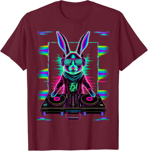 House Music Festival Bunny DJ Techno Rave EDM Osterhase