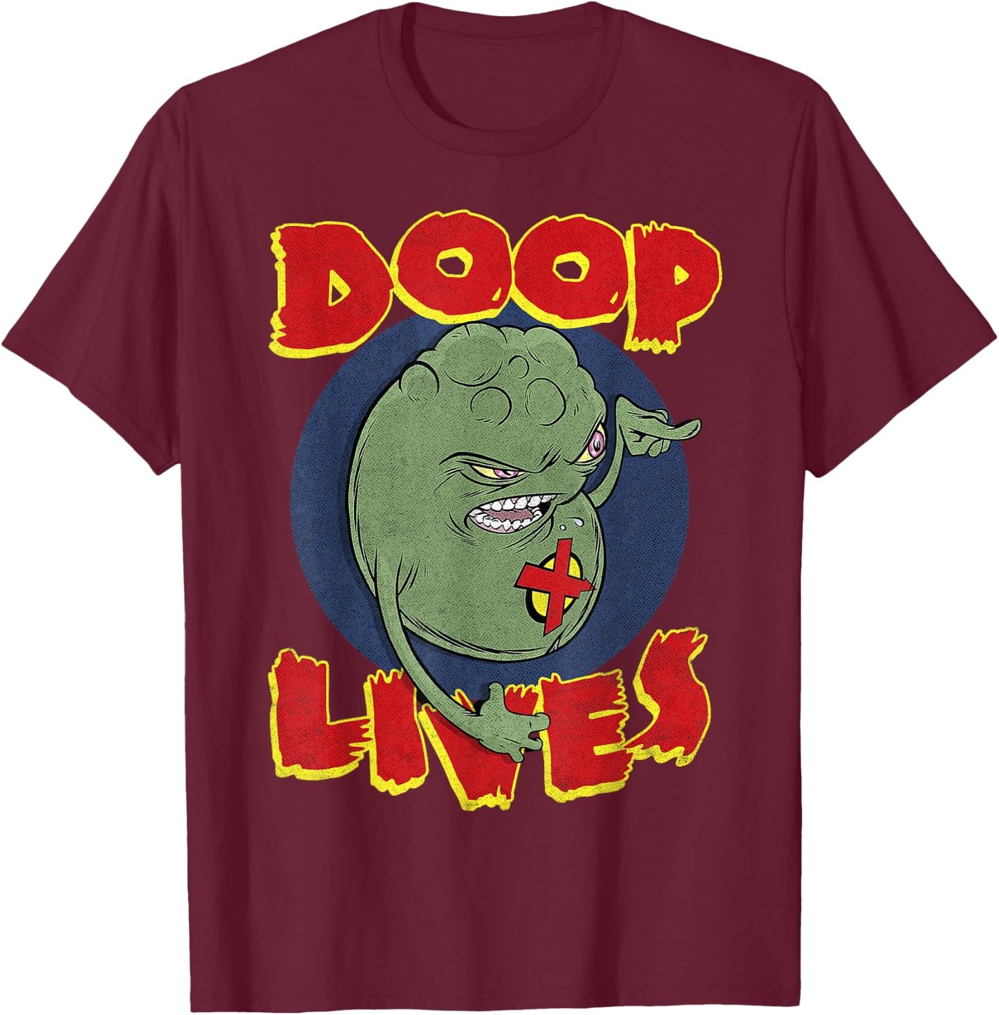 Marvel X-Men DOOP LIVES X-Statix Member Is NOT Dead T-Shirt - T-Shirt | Maroon
