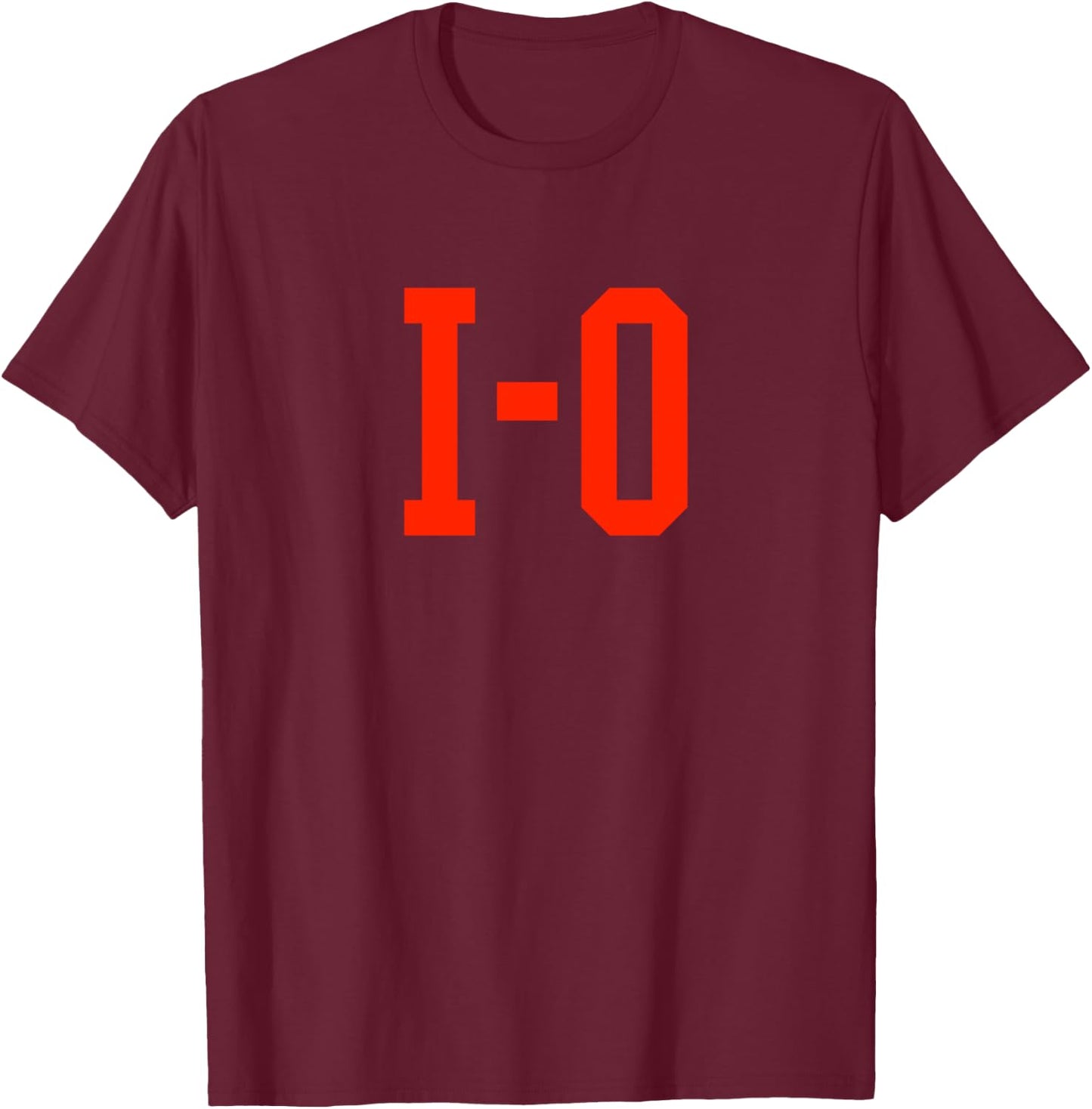 Cool Couples, Best Friends I-O Half of O-H Ohio Scarlet Gear T-Shirt - T-Shirt | Maroon