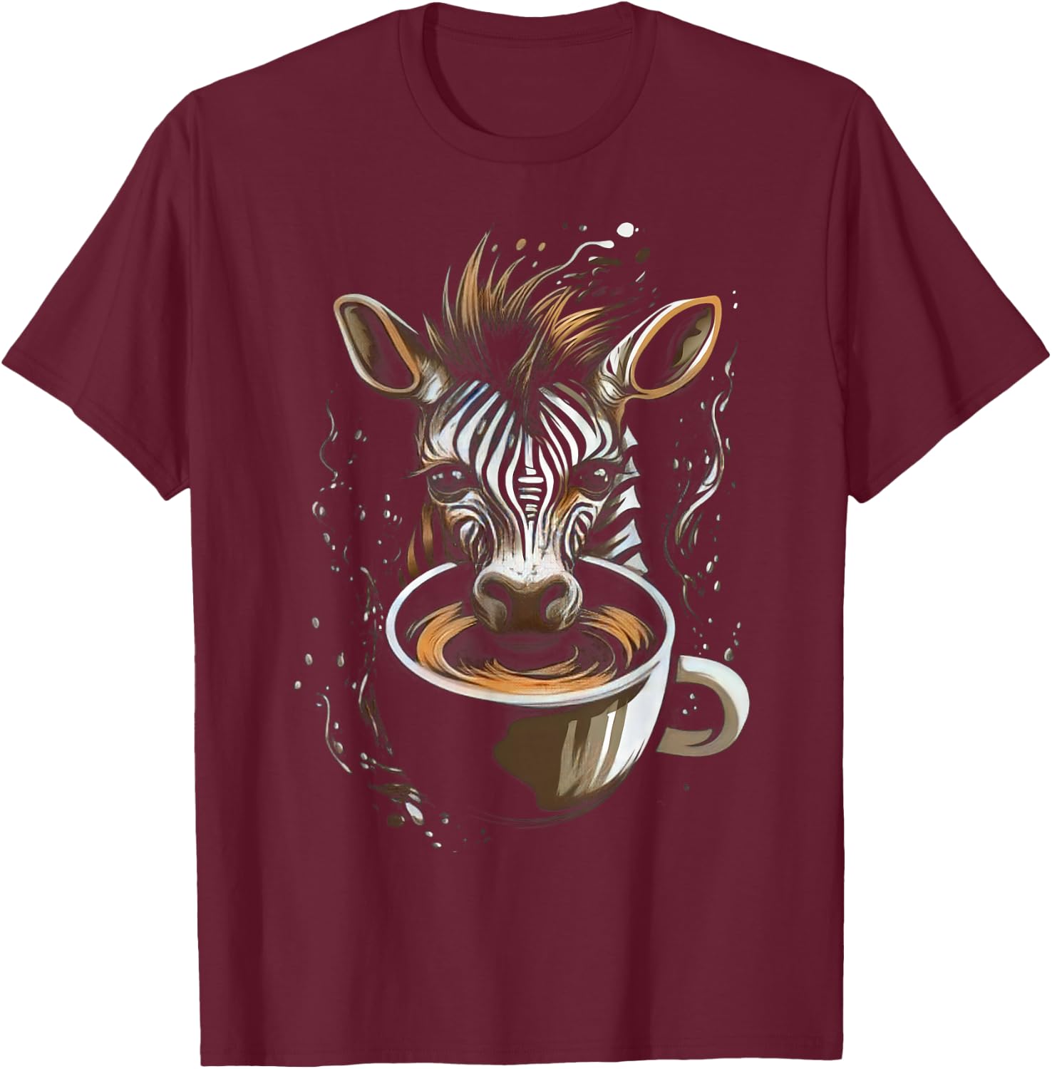 Zebra shirt , zebra shirt for kids, zebra for boys T-Shirt - T-Shirt | Maroon