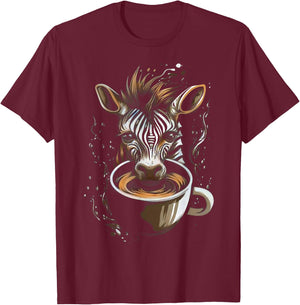 Zebra shirt , zebra shirt for kids, zebra for boys T-Shirt - T-Shirt | Maroon