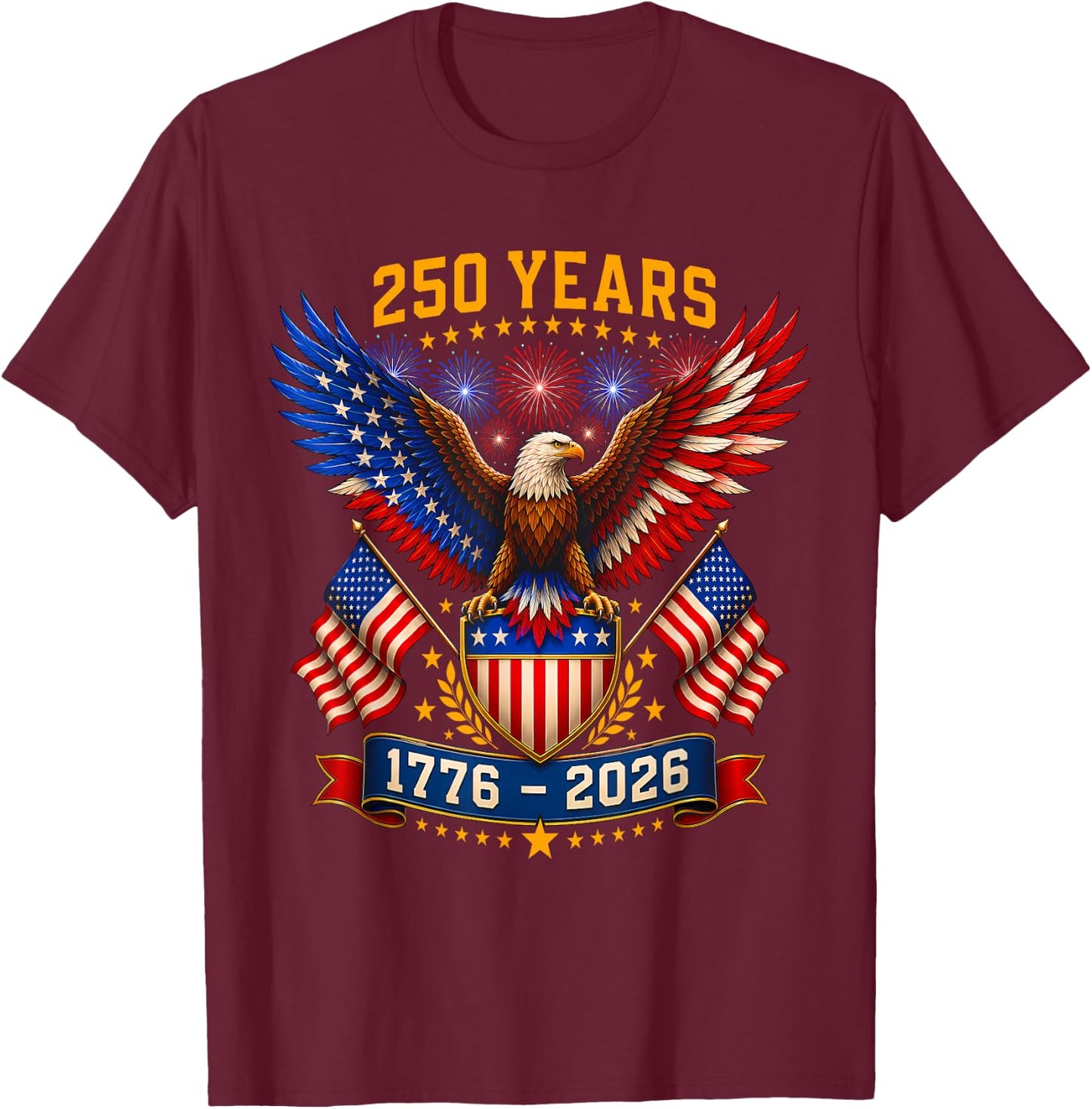 4th July T-Shirt - T-Shirt | Maroon