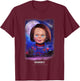 Chucky Think Positive Vintage Style T-Shirt - T-Shirt | Maroon