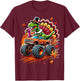 Funny Boys Thanksgiving Shirt Outfit Fall Shirts Kids T Rex T-Shirt - T-Shirt | Maroon