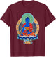Vajrayana Tibetan Medicine Buddha T-Shirt - T-Shirt | Maroon