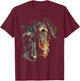 Irish Wolfhound Dog Graphic Pet Illustration Irish Wolfhound T-Shirt - T-Shirt | Maroon