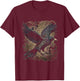 Odin's Raven Viking Valhalla Viking Mythology T-Shirt - T-Shirt | Maroon