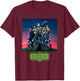 Beetlejuice Gangs All Here , Black, S T-Shirt - T-Shirt | Maroon