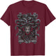 Medusa Head Greek Mythology Ancient Snake Hair T-Shirt - T-Shirt | Maroon