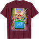 Disney and Pixar's Toy Story 5 Lilypad Hi Let's Play Poster T-Shirt - T-Shirt | Maroon