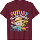 Cute Dinosaur Expert Future Paleontologist T-Shirt - T-Shirt | Maroon