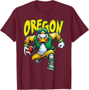 Classic Art Oregons Proud Name Personalized Apparel Sports T-Shirt - T-Shirt | Maroon