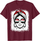 Iraq Flag Turban Woman National Pride Travel T-Shirt - T-Shirt | Maroon