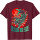 Dragon Koi Fish T-Shirt - T-Shirt | Maroon