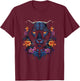 Panther with beautiful eyes black panthers T-Shirt - T-Shirt | Maroon