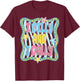 Preppy I Dilly and I Dally Leopard Coquette for Girls Women T-Shirt - T-Shirt | Maroon