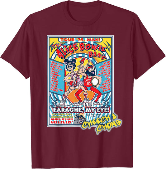Cheech & Chong - Variety of Designs T-Shirt - T-Shirt | Maroon