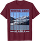 Mendenhall Glacier Alaska T-Shirt - T-Shirt | Maroon