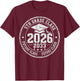 5th Grade Class of 2026 Future Class of 2033 Graduation T-Shirt - T-Shirt | Maroon