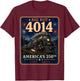250th Anniversary USA Big Boy 4014 Train Vintage US Flag T-Shirt - T-Shirt | Maroon