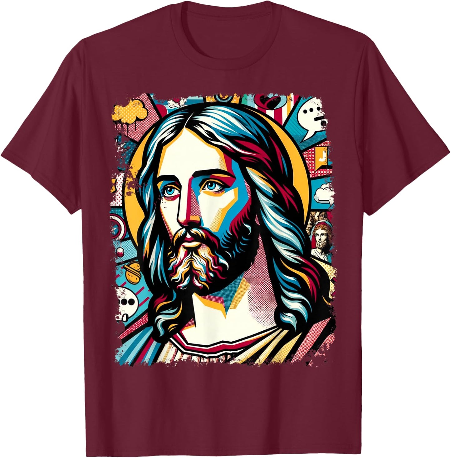 Jesus Christ T-Shirt - T-Shirt | Maroon