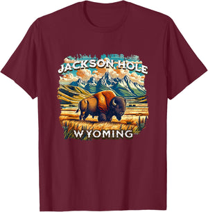Jackson Hole T-Shirt - T-Shirt | Maroon