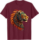 Aztec Jaguar Native Mexican Pride Mayan Mexican Mythology T-Shirt - T-Shirt | Maroon