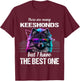 Keeshond Dog Keeshonds T-Shirt - T-Shirt | Maroon