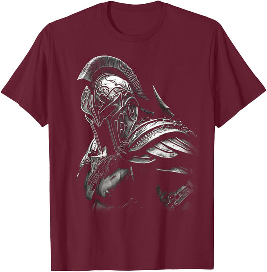 Spartan Patriotic Molon Labe Spartan Greek , Black, S T-Shirt - T-Shirt | Maroon