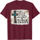 Let Me Tell You About My Jesus Leopard T-Shirt - T-Shirt | Maroon
