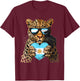 Argentina Leopard Heart Argentinian Roots Argentina Pride T-Shirt - T-Shirt | Maroon