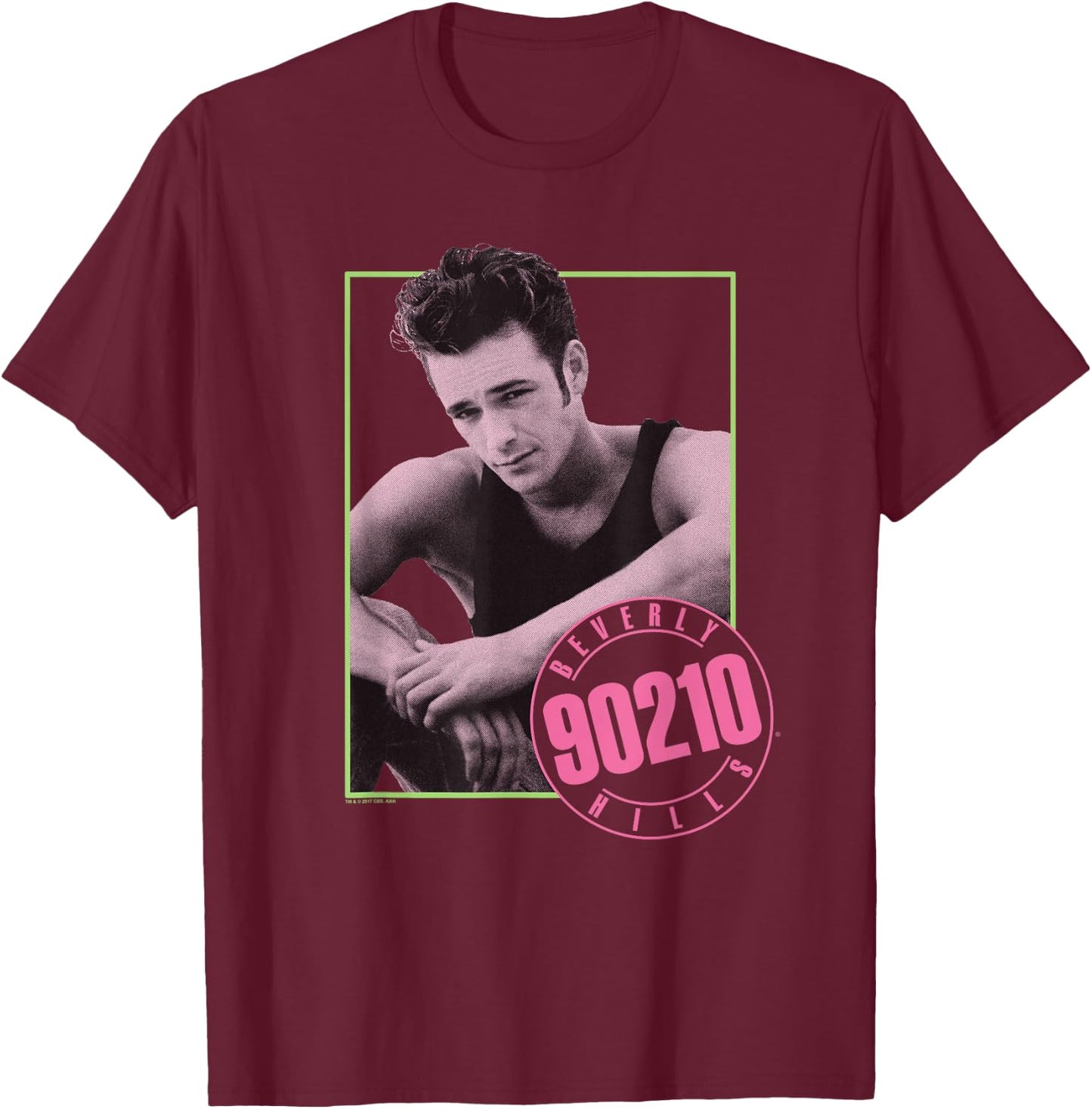 90210 Heartthrob Dylan , black T-Shirt - T-Shirt | Maroon