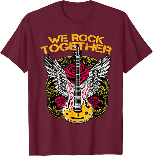 We Rock Together Guitar Rock N Roll Guitar Wings Rock