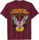 We Rock Together Guitar Rock N Roll Guitar Wings Rock T-Shirt - T-Shirt | Maroon