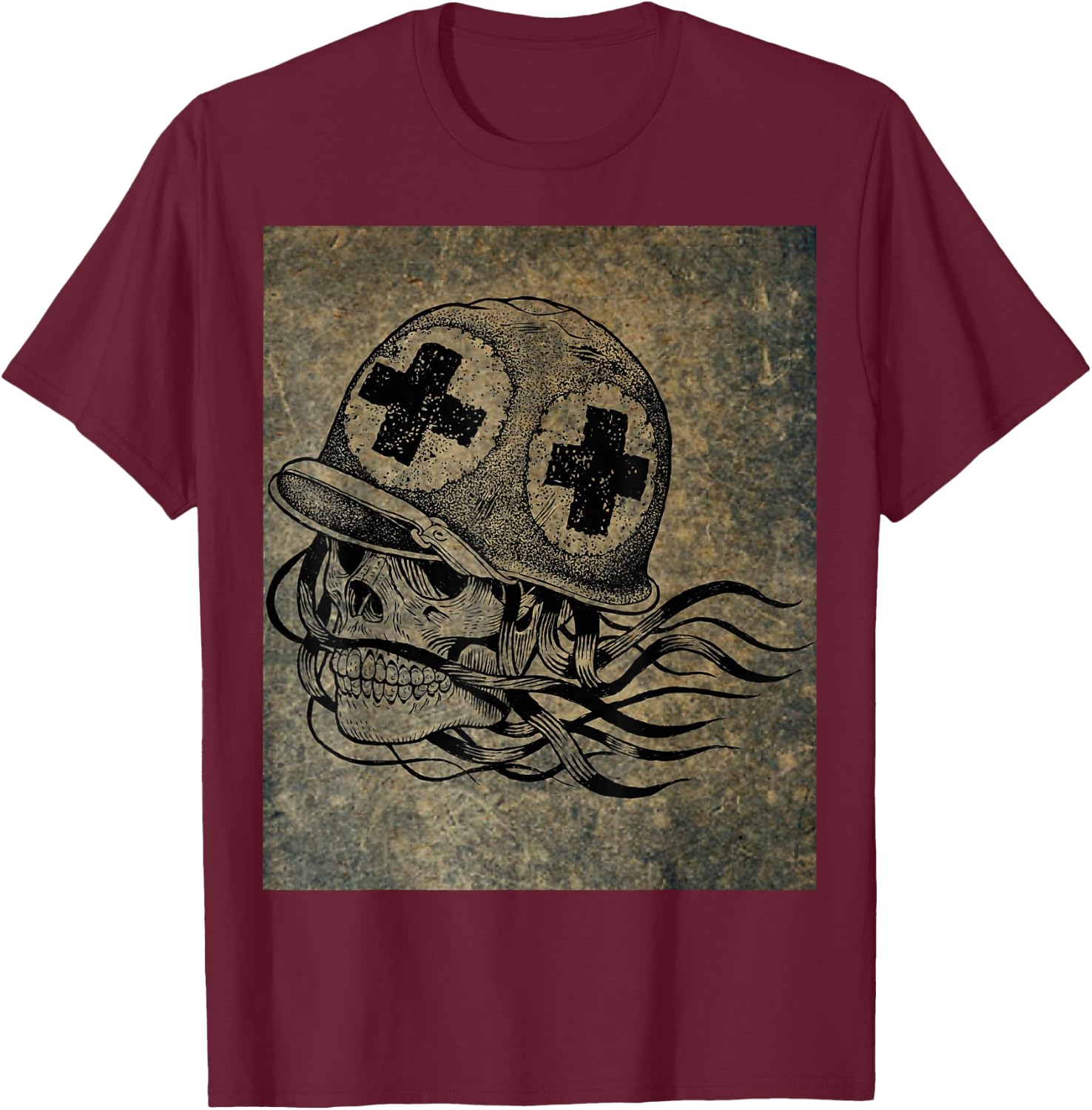 Combat Medic T-Shirt - T-Shirt | Maroon