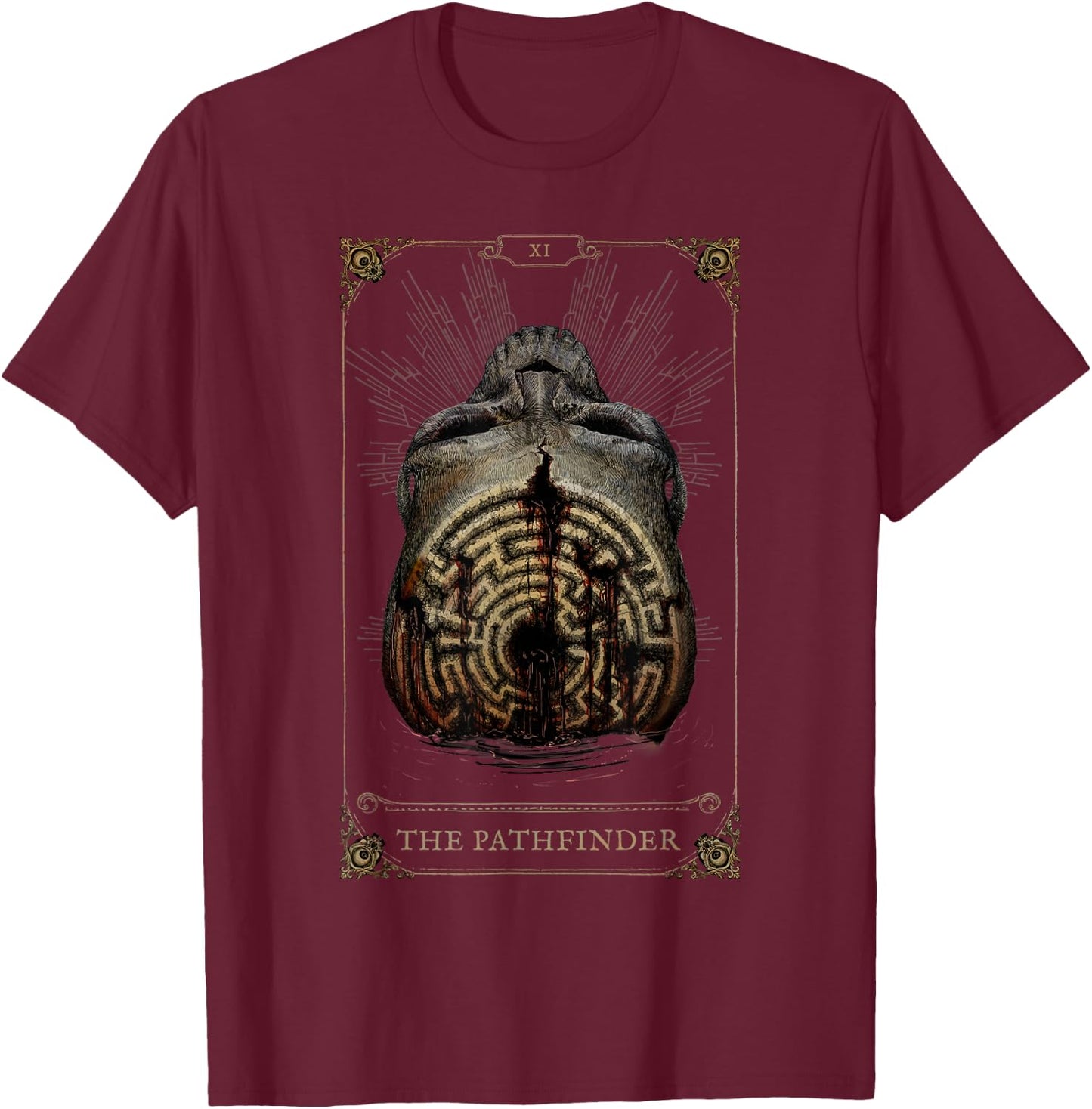 Hunt: Showdown 1896 The Pathfinder T-Shirt - T-Shirt | Maroon