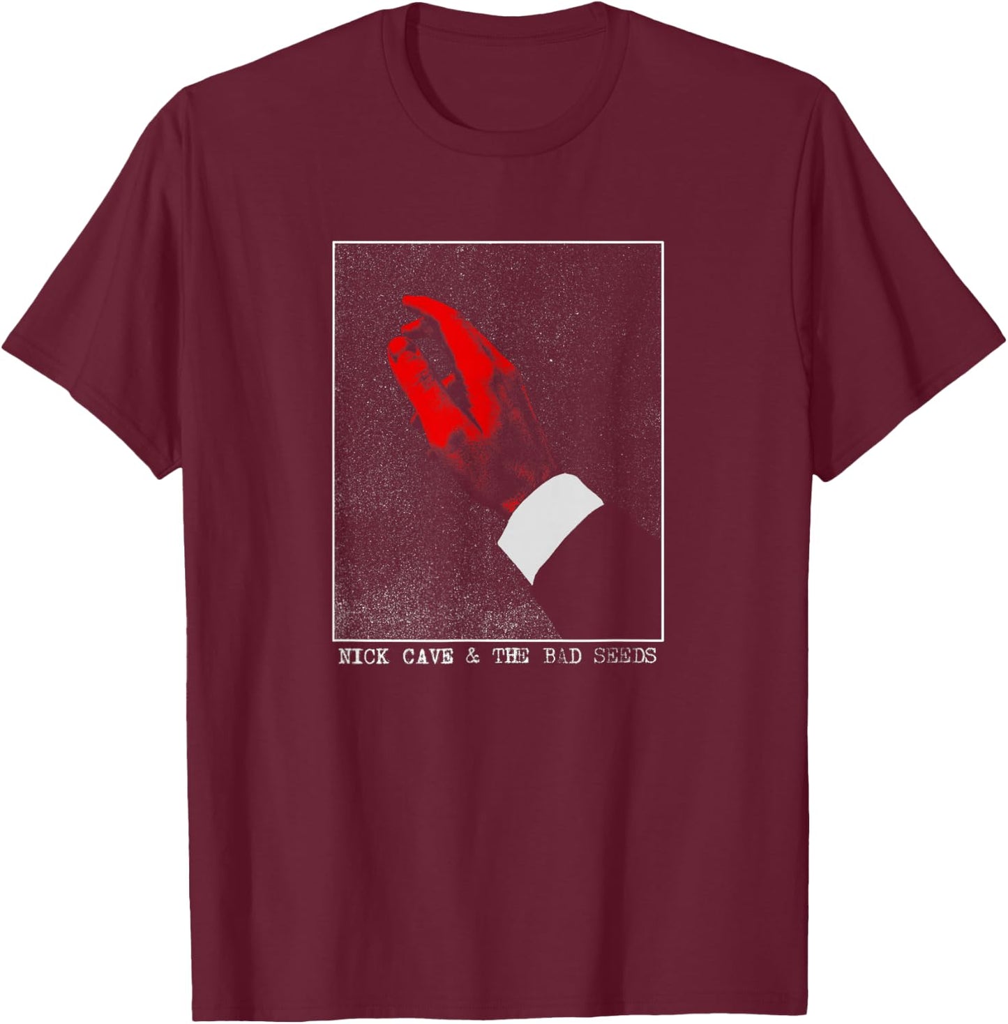 Nick Cave & the Bad Seeds - Red Right Hand , black T-Shirt - T-Shirt | Maroon