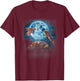 Cockroach Shirt - Cockroach Shirt Funny Howling at the Moon T-Shirt - T-Shirt | Maroon