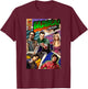 The Big Bang Theory Bazinga T-Shirt - T-Shirt | Maroon