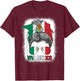 Mexico Independence Day Viva Mexican Pride Hispanic Flag T-Shirt - T-Shirt | Maroon