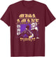 Death Note Misa Amane Old English Text Anime T-Shirt - T-Shirt | Maroon