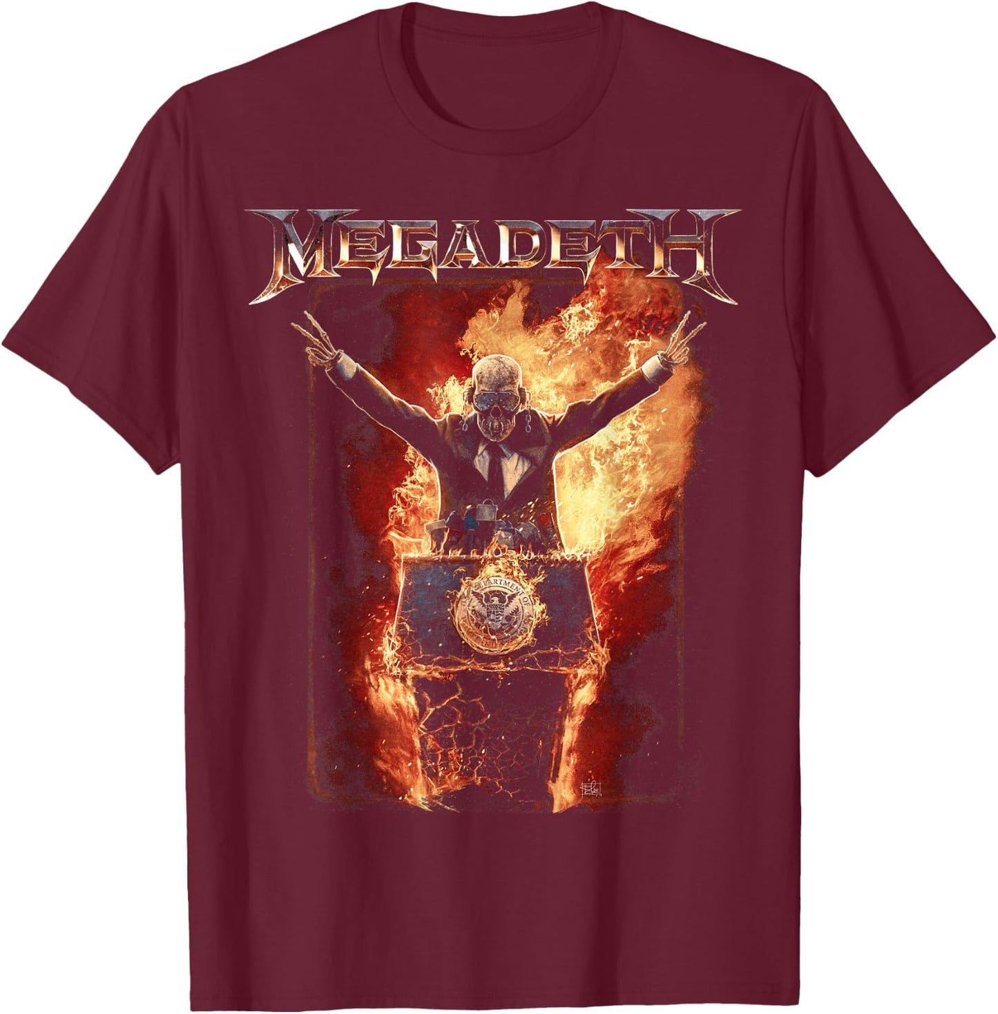 Megadeth - Vixon , black T-Shirt - T-Shirt | Maroon