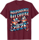 2026 Independence Day Cruise Squad July 4th Cruise T-Shirt - T-Shirt | Maroon