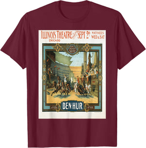 Vintage poster - Ben-Hur T-Shirt - T-Shirt | Maroon