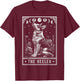 The Heeler Australian Cattle Dog Tarot Card Witchy Moon T-Shirt - T-Shirt | Maroon
