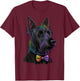 Cute Scottish Terrier Dog on Scottie Lover Women Kids T-Shirt - T-Shirt | Maroon